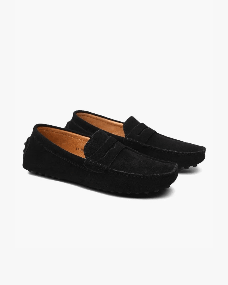 Aheza – Velours-Pennyloafer zum Hineinschlüpfen