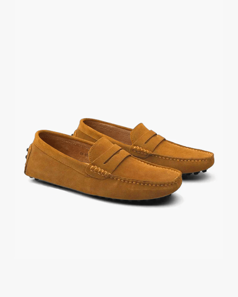Aheza – Velours-Pennyloafer zum Hineinschlüpfen