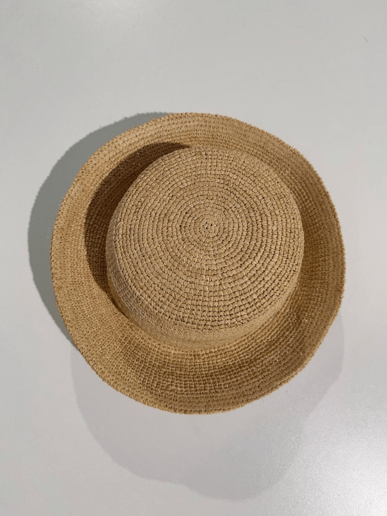 OLANE Wide-Brim Raffia Bucket Hat Light Beige56-58 cmWomen's Accessories