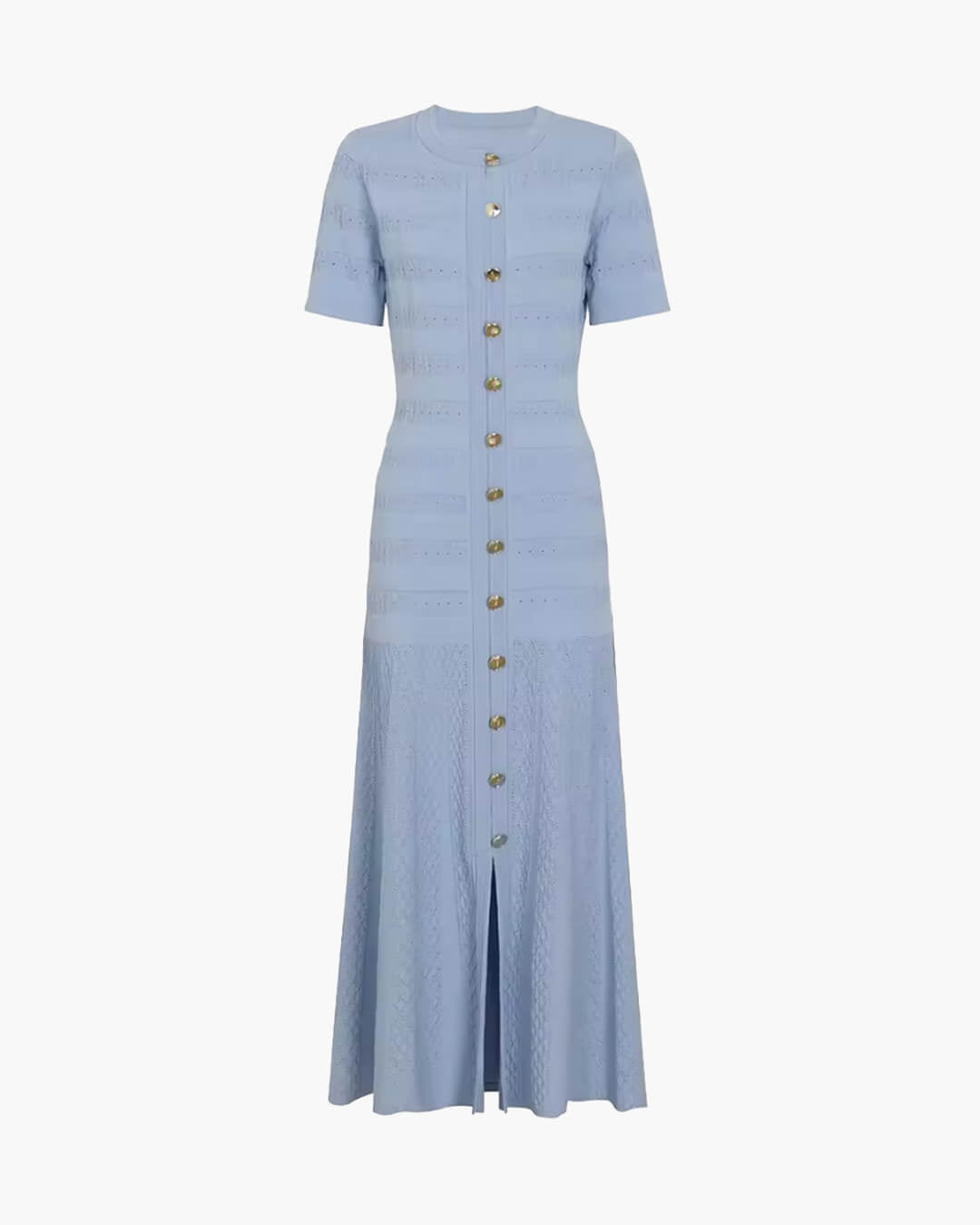 OLANE Wren Ribbed Knit Midi Dress WhiteXSWomen's Dresses
