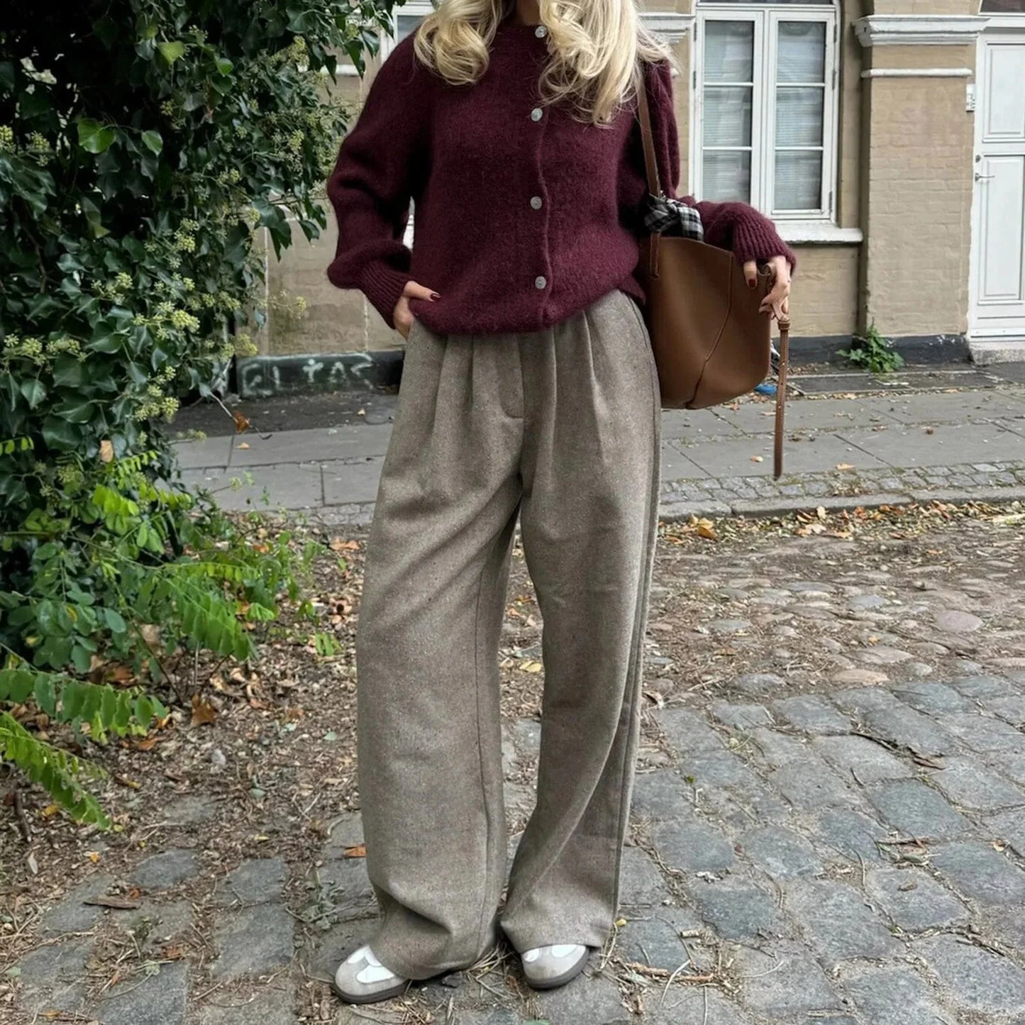 Oversized Fuzzy Knit Cardigan