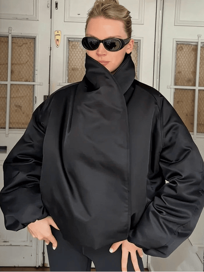 Oversized Gepolsterte Bomberjacke