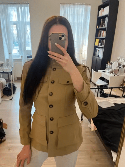 Tailored Stand Collar Utility Jacket