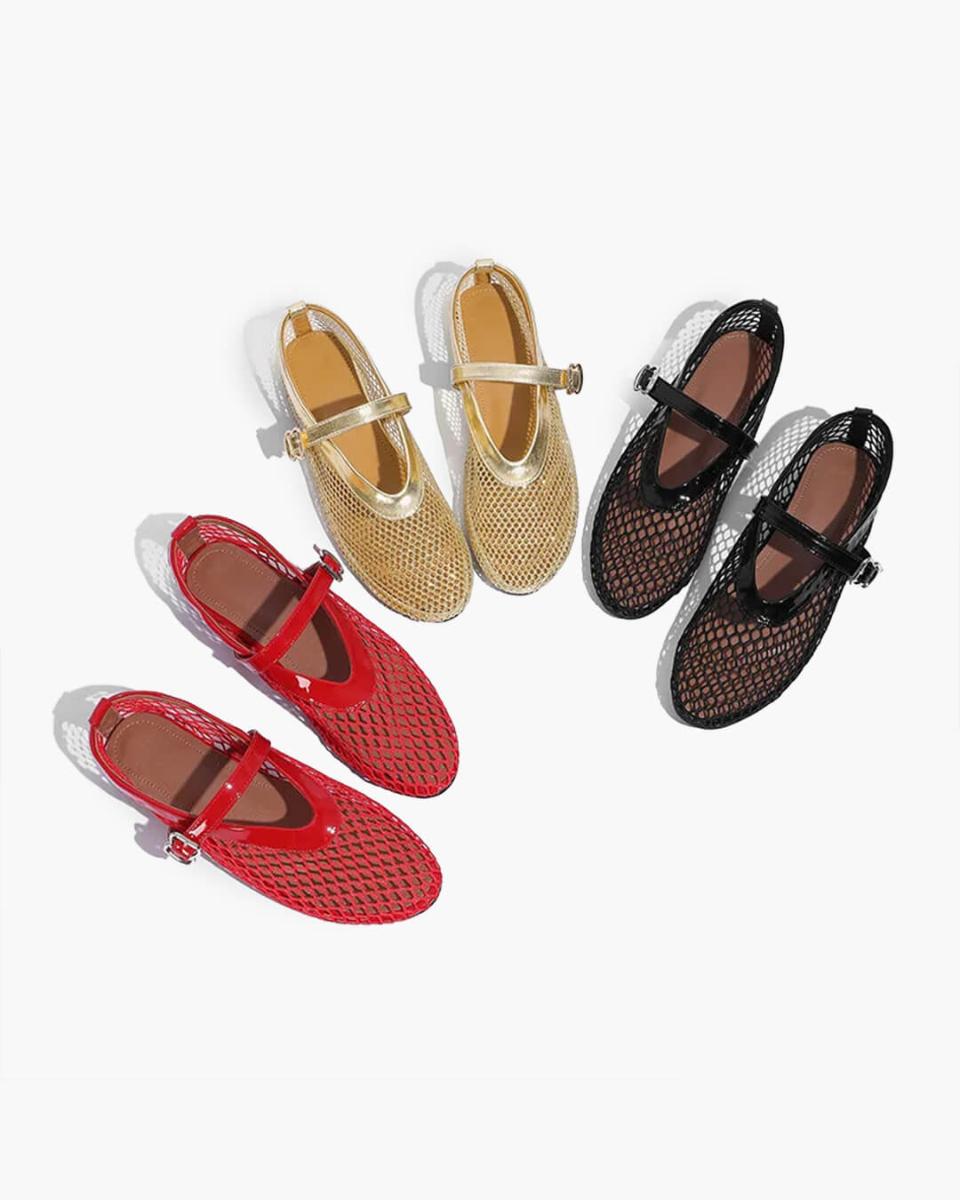 Evangeline Mesh Ballet Flats