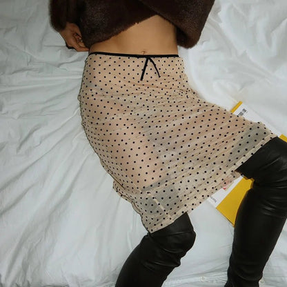 Anna Jupe Haute en Mesh
